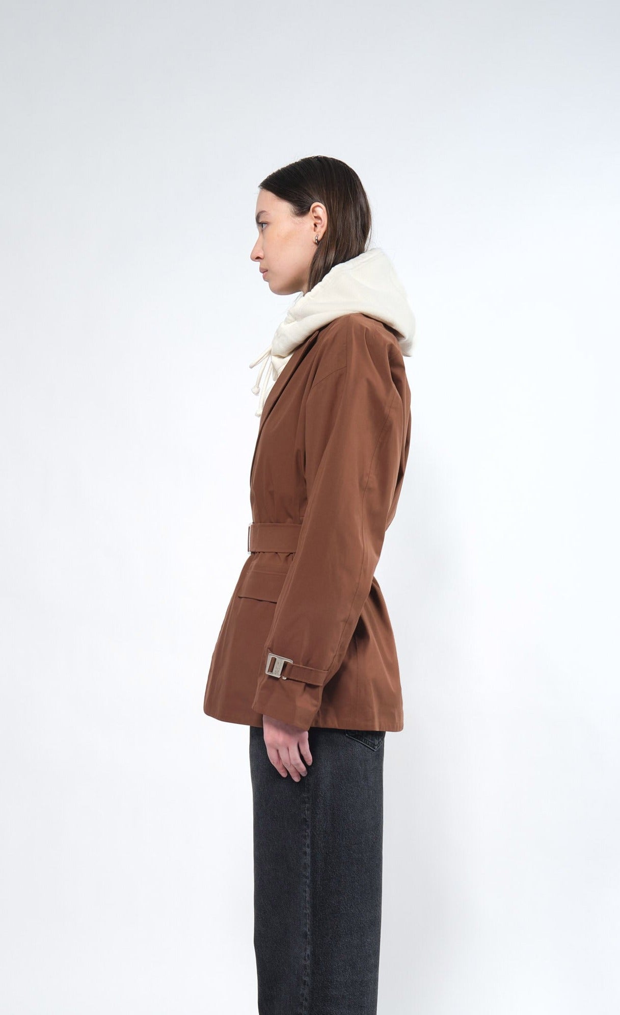 3L Chocolate Waterproof Rain Blazer - Adhere To  - 4