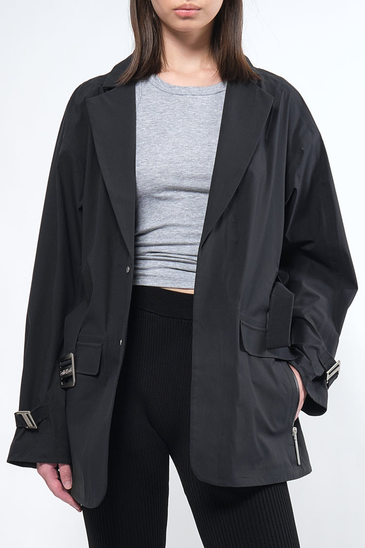 3L Black Waterproof Rain Blazer - Adhere To  - 12