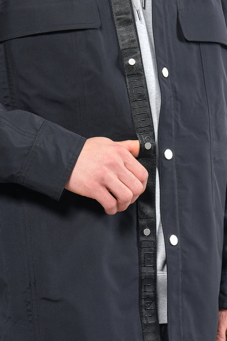 3L Black Waterproof Rain Jacket with Hood - Adhere To  - 10