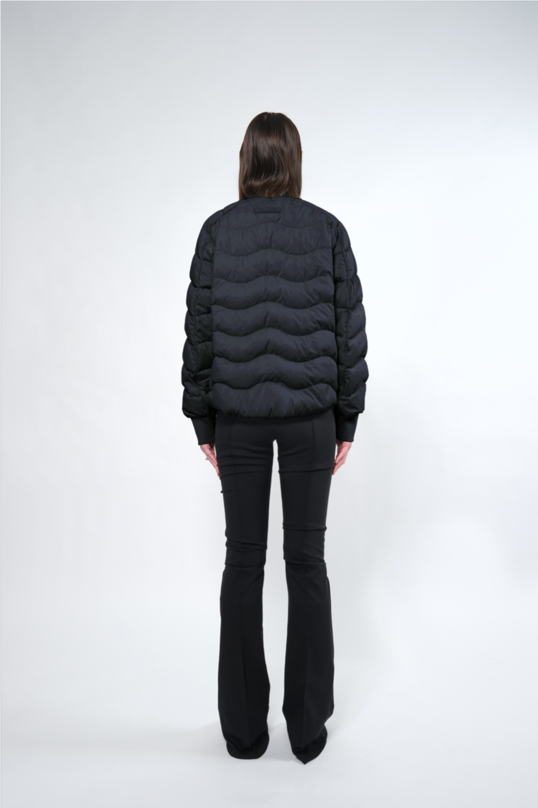 Re Down Black Light Puffer Jacket S Black
