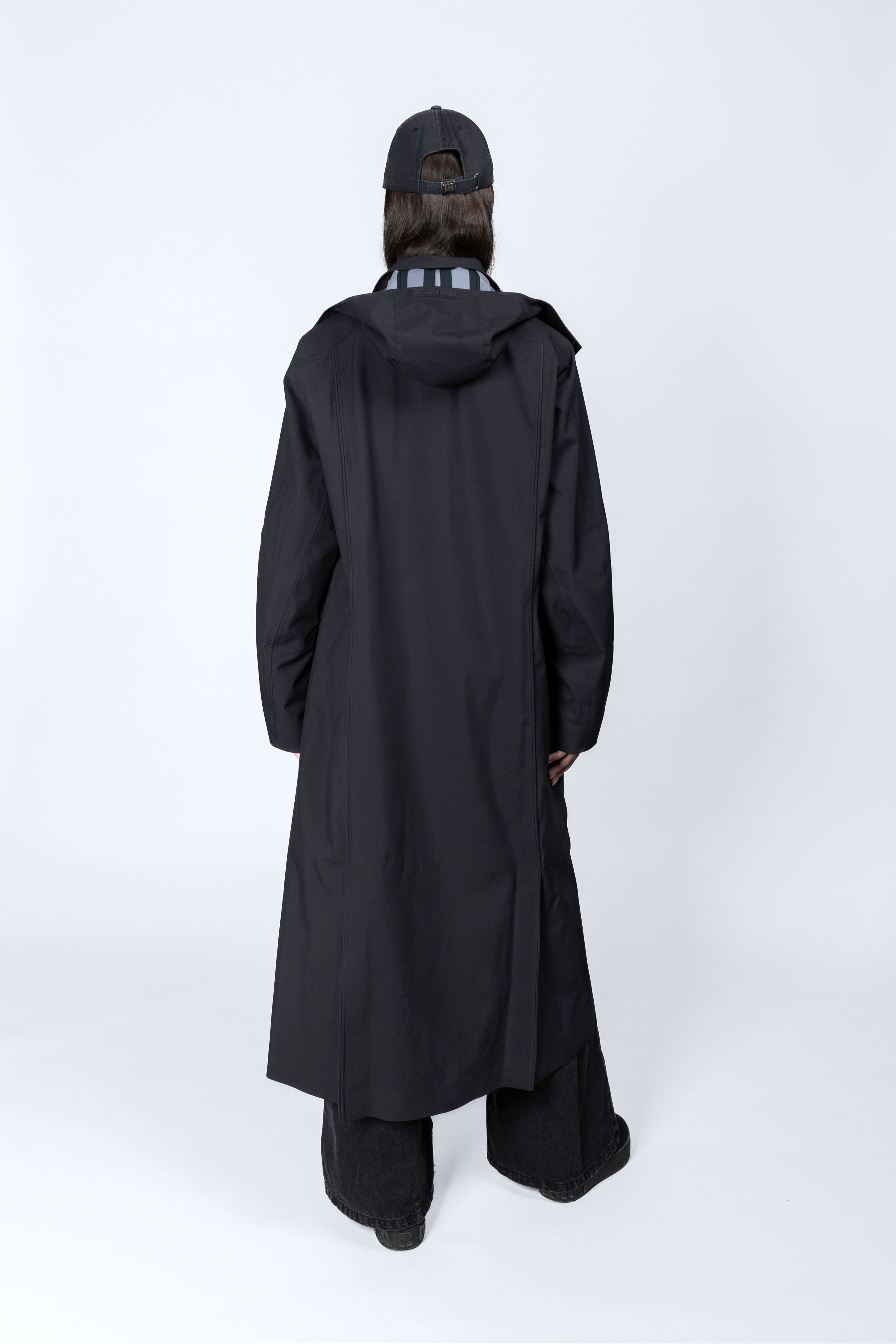 3L ブラック 防水 クロップ レインジャケット フード付き – Adhere To